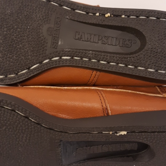 Sebago Campsides Mocs size 5 NWOT Leather MADE US - Picture 7 of 8